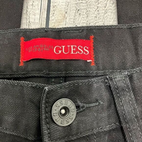 GUESS Black Medium Rise Skinny Scotch Fit Jeans - Picture 4 of 6